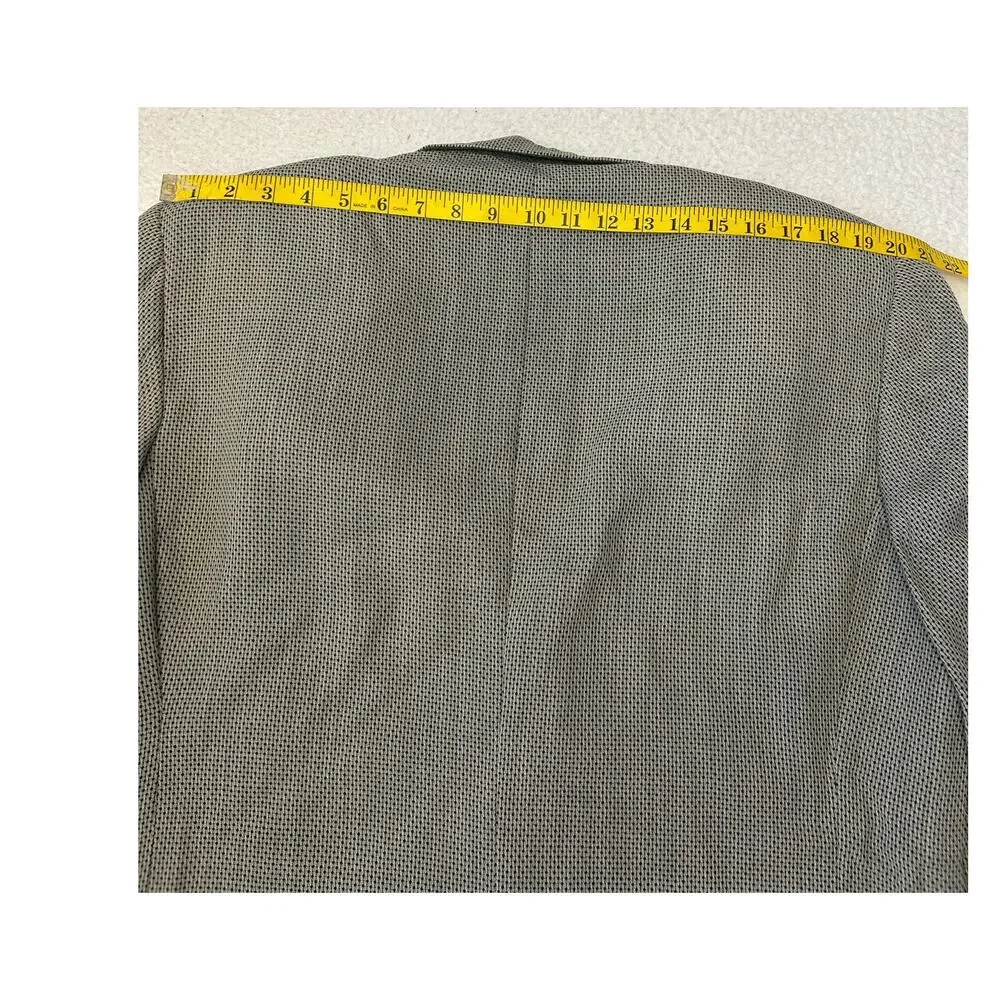 Vito Rufolo Men 3 Button Wool Blazer SZ 42R Fully Lined Sport Coat Made in Italy